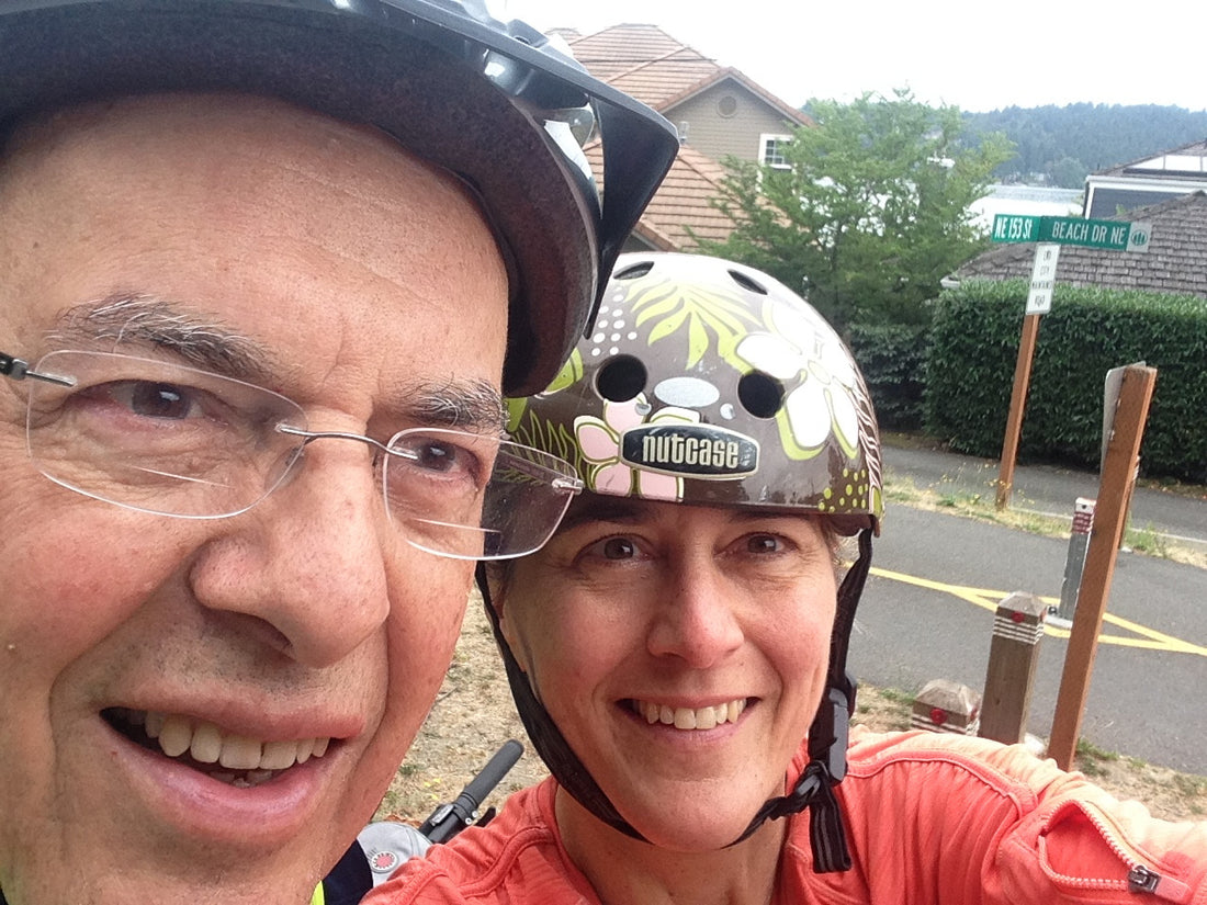 Andrea Learned and Biking at age 80