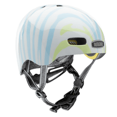 Nutcase Z Brah Gloss Baby Nutty Infant  helmet with industry leading safety feature MIPS, protective Crumple Zone EPS foam, Lightweight polycarbonate outer shell, Magnetic closure for one handed snap and go buckle, Simple dial adjustable fit system for individualized fit and comfort, and certified