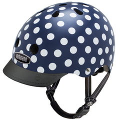 Navy Dots Street Helmet