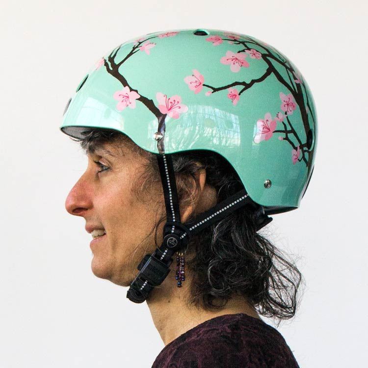 Cherry blossom nutcase helmet 2025